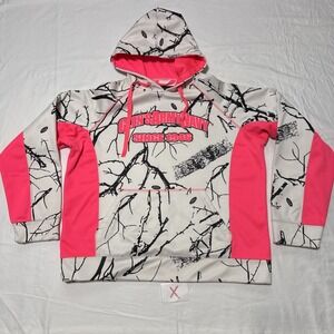 Trail crest glen's Army Navy White/Pink women hoodie Size XL